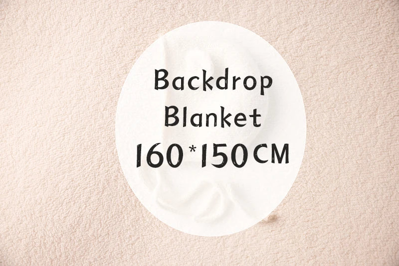 KD Newborn Photography Outfit INS White Bear Set Knitted Hat Long Sleeve Jumpsuit Baby Shoot Clothing Cute Bear Doll Photo Props