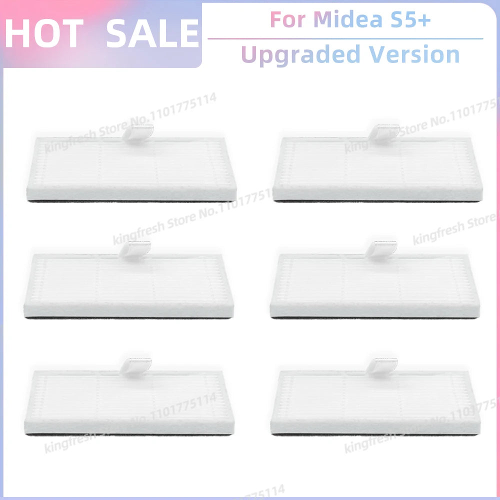 Fit for (Conga 2299 Ultra, Midea S5+, TESLA RoboStar iQ400 Plus) Parts Main Brush Filter Mop Cloth Dust Bag