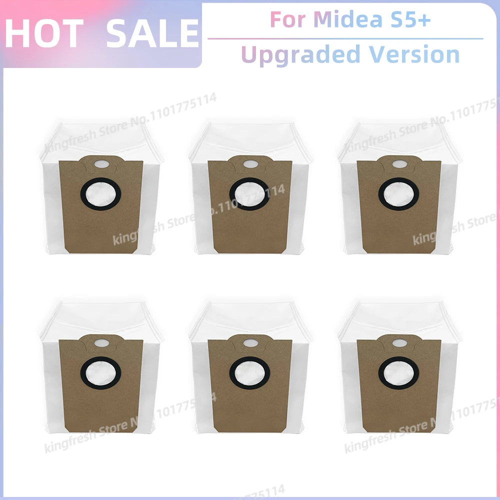 Fit for (Conga 2299 Ultra, Midea S5+, TESLA RoboStar iQ400 Plus) Parts Main Brush Filter Mop Cloth Dust Bag