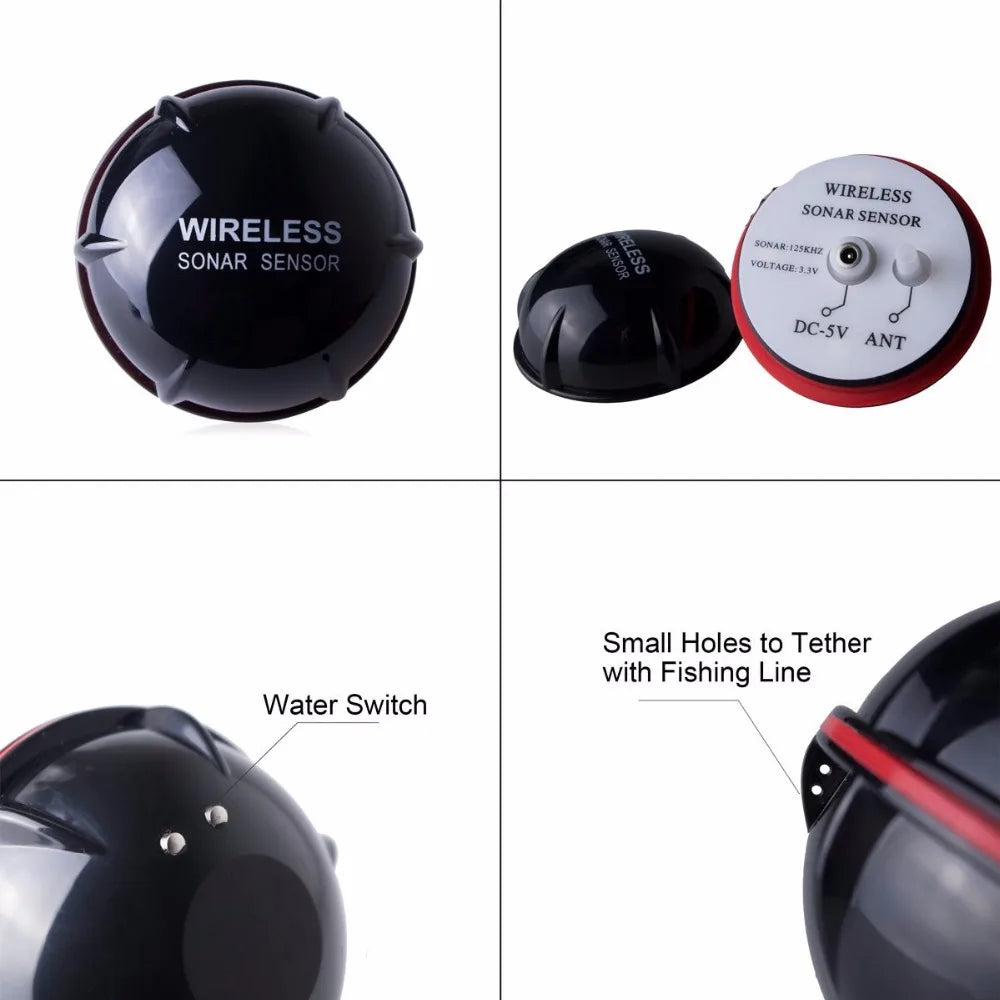 Wireless Bluetooth Smart Sonar Fish Finder 48m/160ft