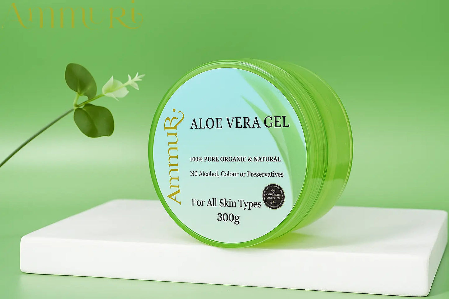 Ammuri Organic Aloe Vera Gel for Psoriasis - 300g