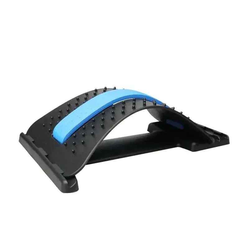 Back Massager Stretcher Equipment for Spine Pain Relief – Ergonomic Lumbar Support Tool
