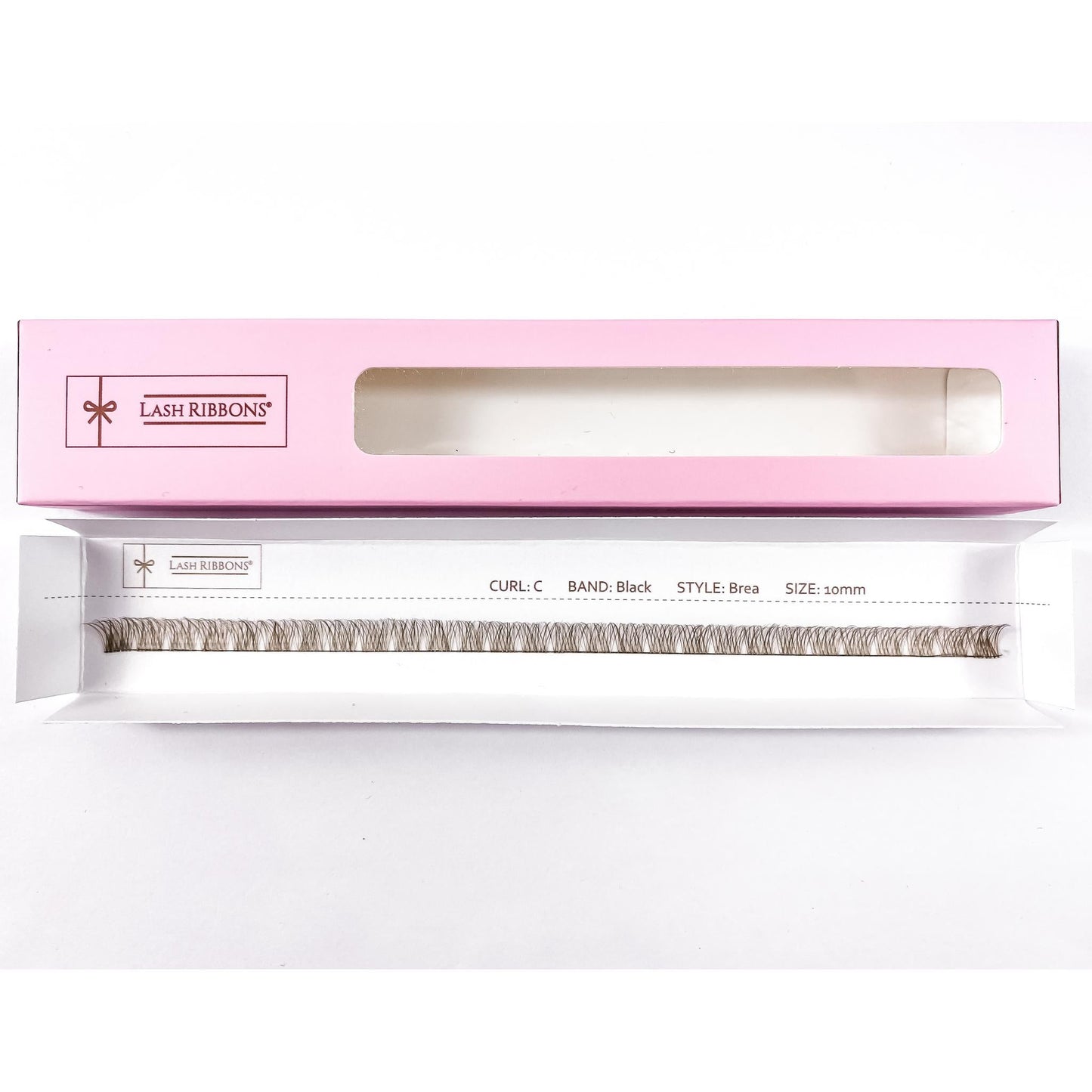 'C' Curl Brown Lash Ribbons® Starter Kit (With Clear Lash Bond)
