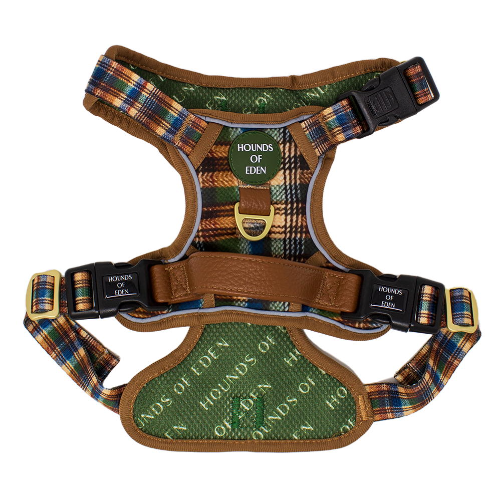 Oak Forest Plaid Supaw Strong Lite™ Dog Harness (XS-XL)