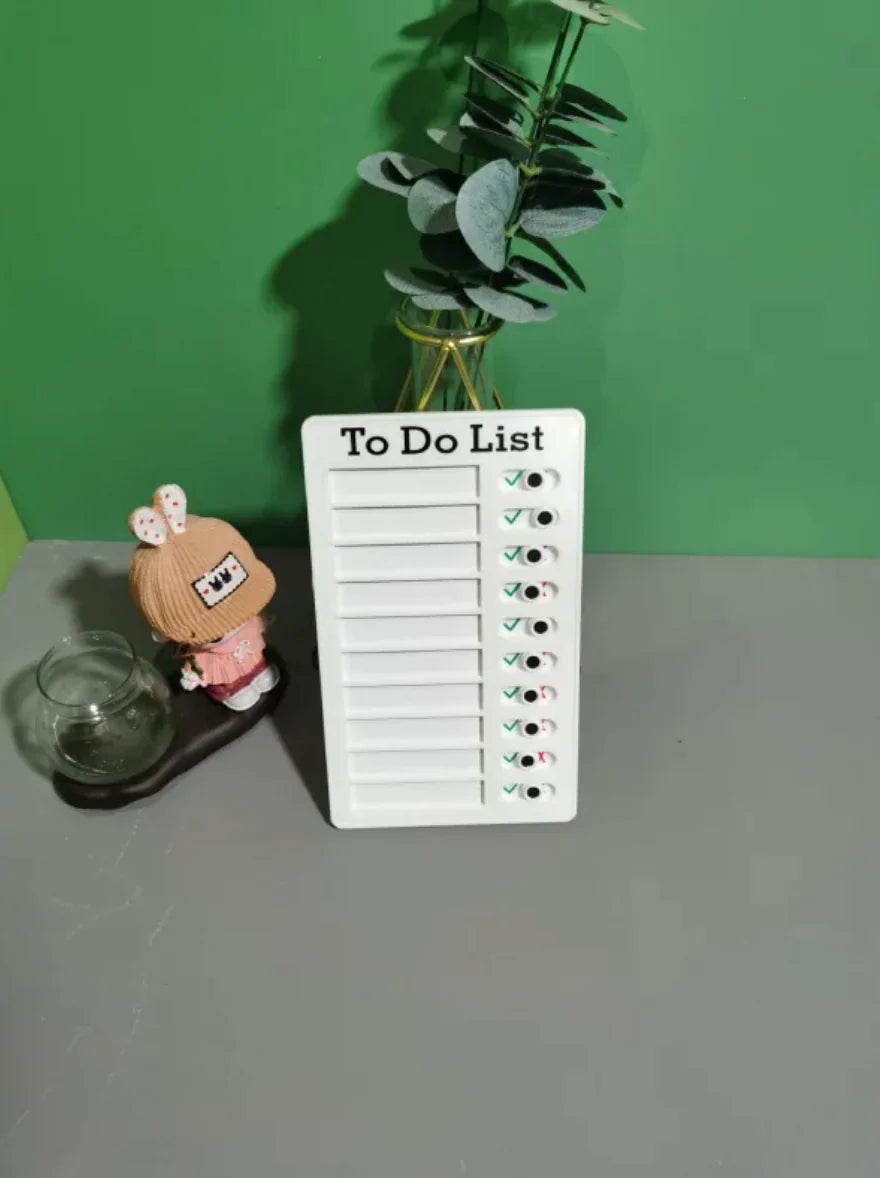 Reusable Habit Tracker for Kids - Daily Routine Board