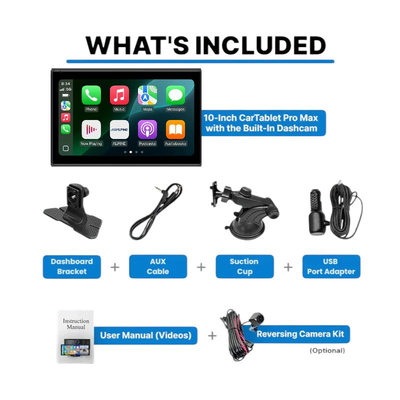 SmartDash™ CarPlay Tablet (7 Inch)