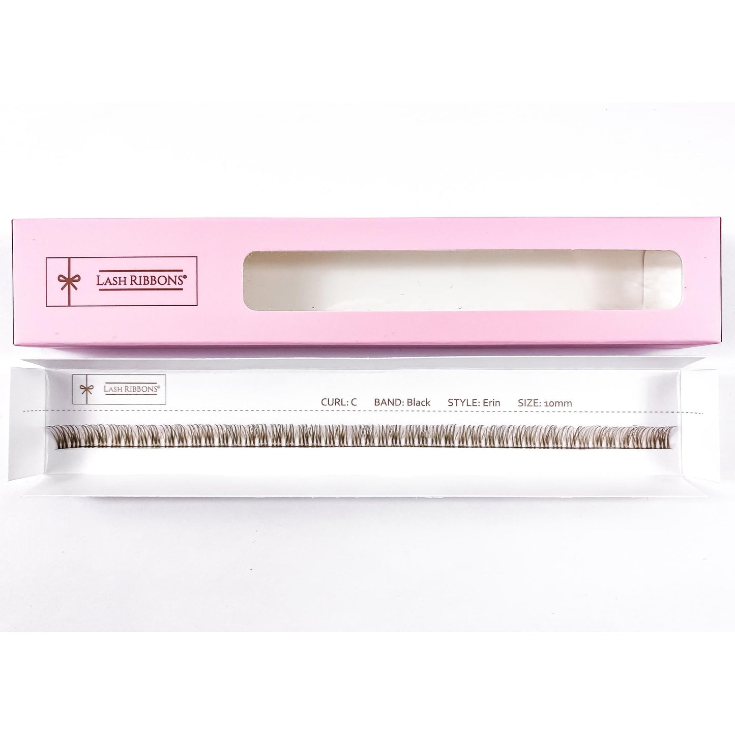 'C' Curl Brown Lash Ribbons® Starter Kit (With Clear Lash Bond)