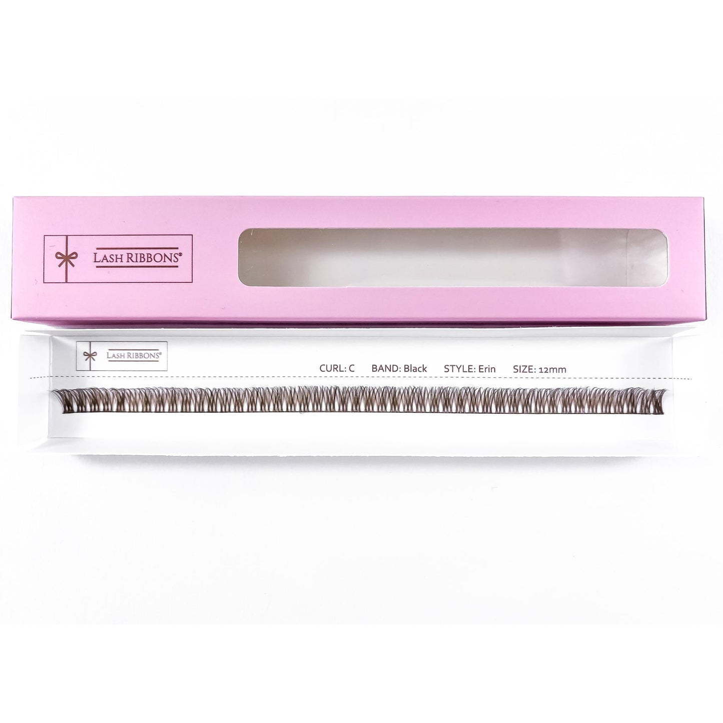 'C' Curl Brown Lash Ribbons® Starter Kit (With Clear Lash Bond)