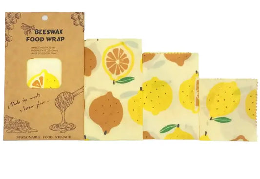 Eco-Friendly Beeswax Food Wrap – Reusable Plastic-Free Wrap