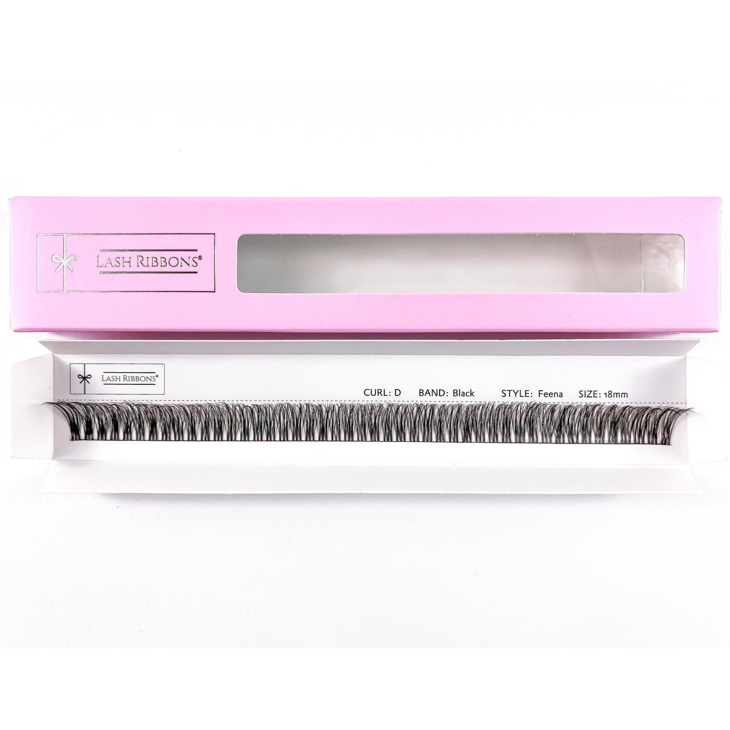 3D 'C' Curl Black / Brown Lash Ribbons® Starter Kit (With Clear Lash Bond)