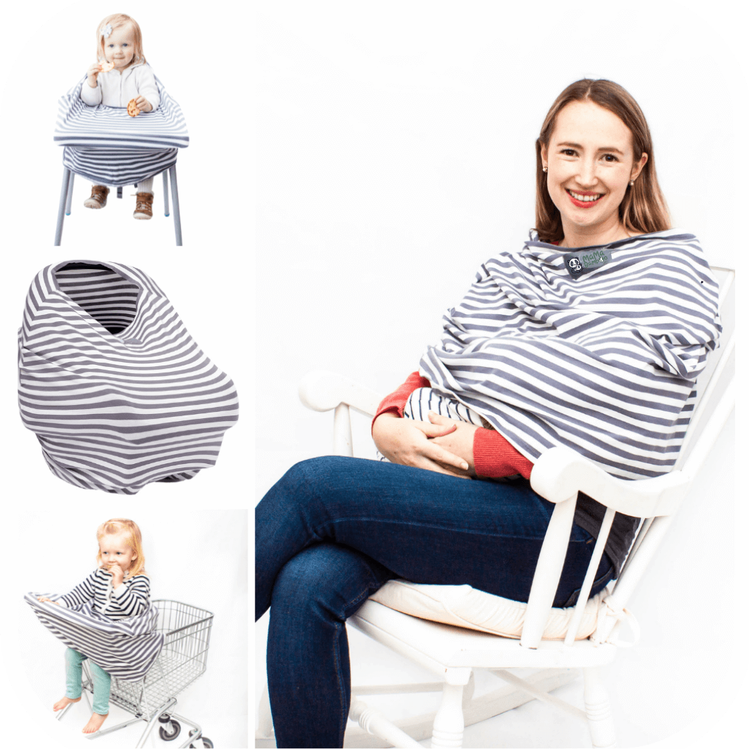 Mama Bamboo Cotton Breastfeeding Cover DS