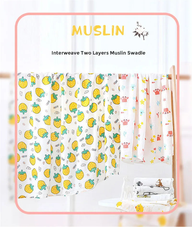29 Super Soft Cotton Muslin Baby Swaddle Blanket Designs