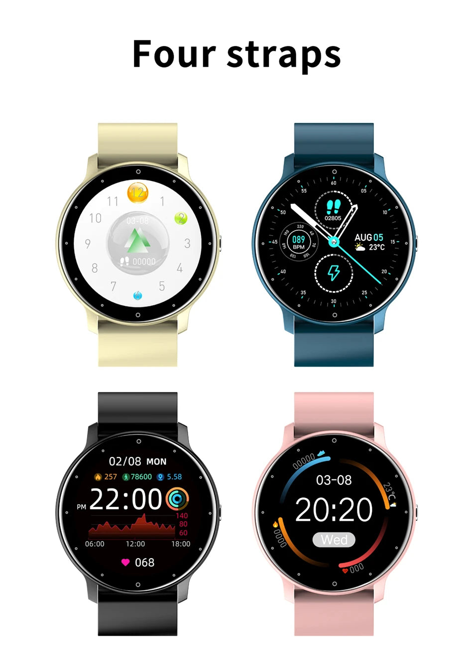 LIGE Touch Smart watch