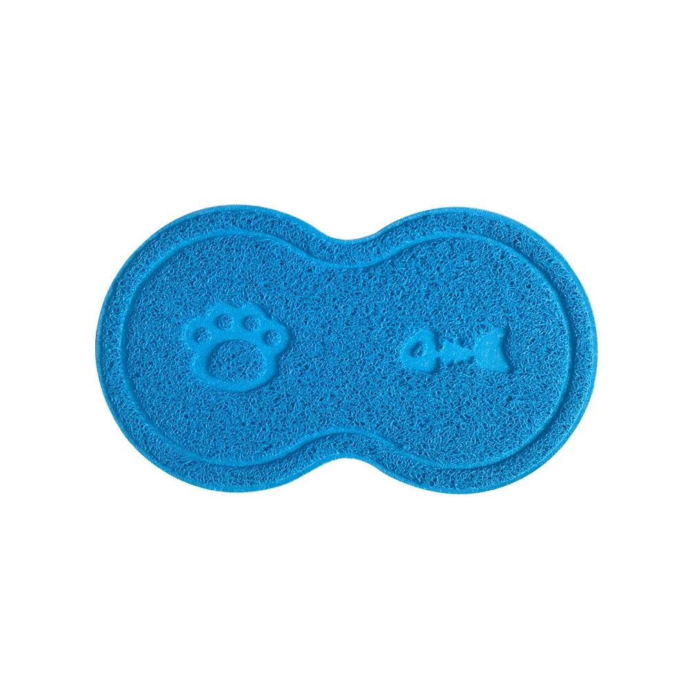 Waterproof Pet Feeding Mat – PVC Bowl Pad & Litter Mat for Cats, Dogs, and Puppies