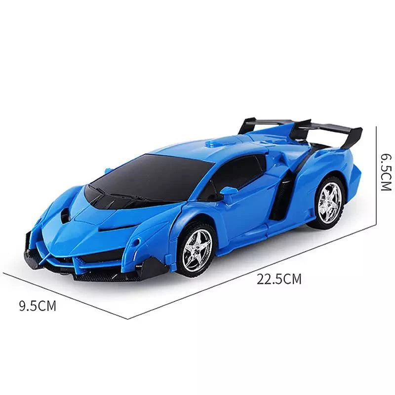 2-in-1 Electric RC Car & Robot – One-Key Transformation Remote Control Sports Car Toy for Kids