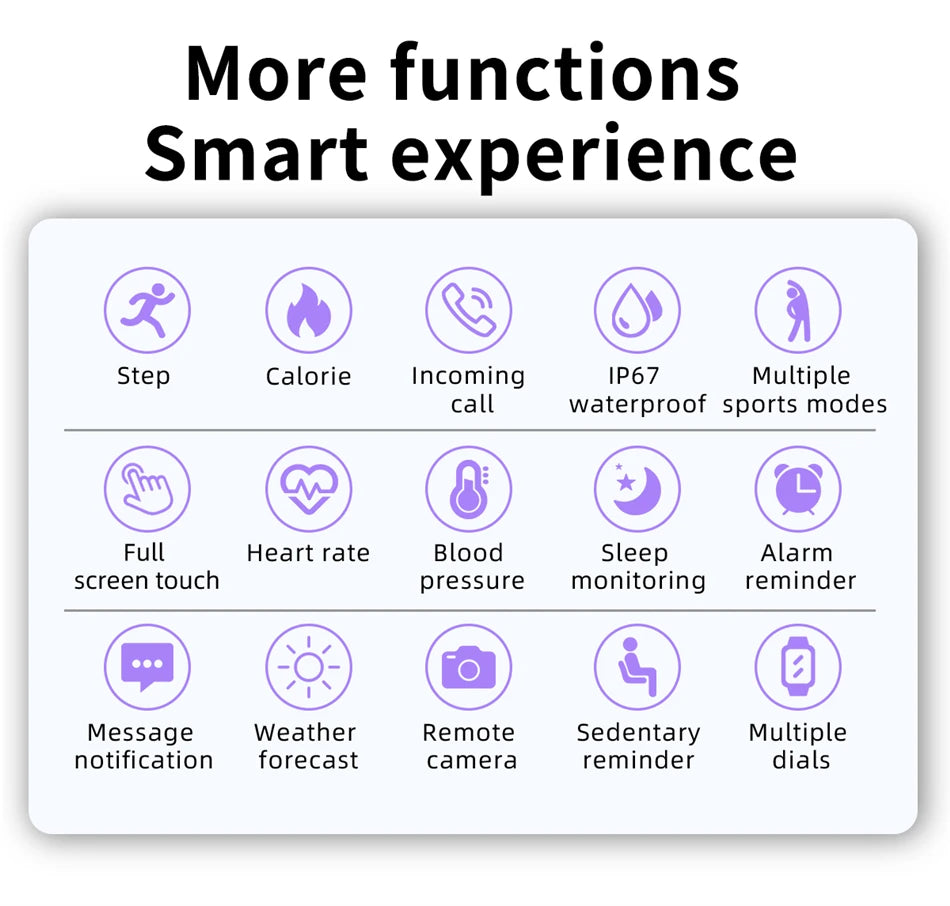 LIGE Touch Smart watch
