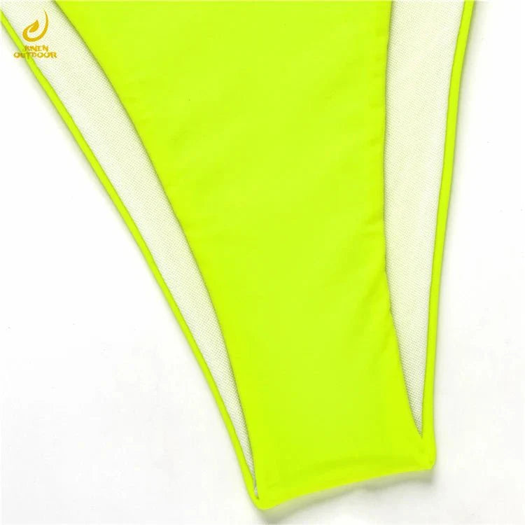 Three-Piece Plus Size Swimwear Set with Long-Sleeve Cover-Up