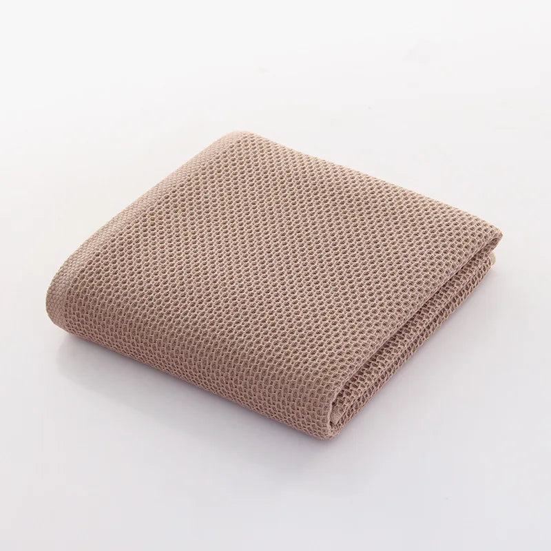 2/4 PCS 100% Cotton Bath Towels for Adults Children High Quality Waffle Towels Absorbent Quick Dry Soft Home Bathroom Washcloth