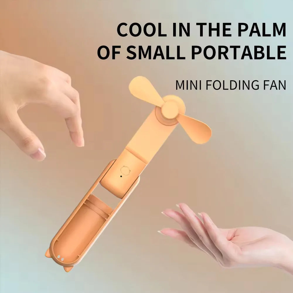 Handheld USB Portable Fan With Power Bank