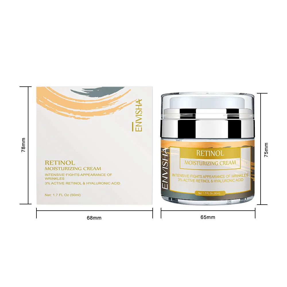 ENVISHA Hyaluronic Acid Retinol Moisturiser Face Cream
