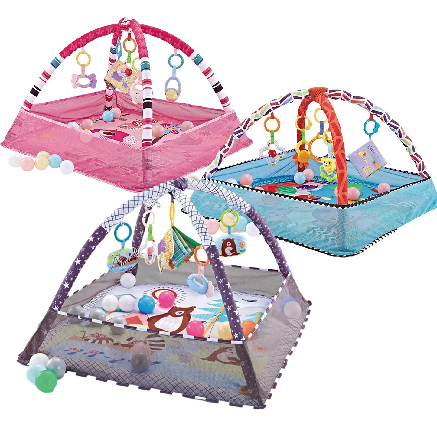 Baby Fitness Frame Crawling Game Blanket