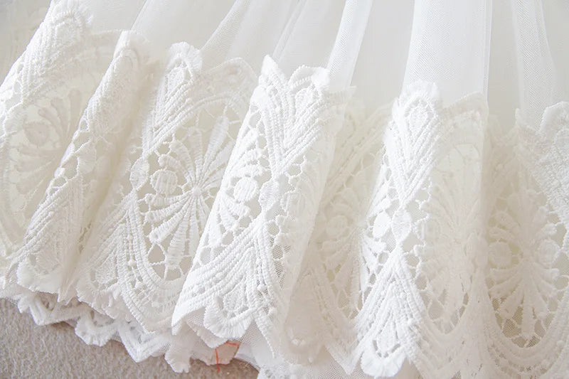 Hetiso Baby Girls Dress Long Sleeve Kids First Birthday Ball Gown Infant Dresses for Baptism Bridesmaid party 3-24 month