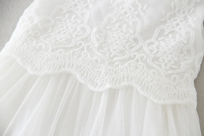 Hetiso Baby Girls Dress Long Sleeve Kids First Birthday Ball Gown Infant Dresses for Baptism Bridesmaid party 3-24 month