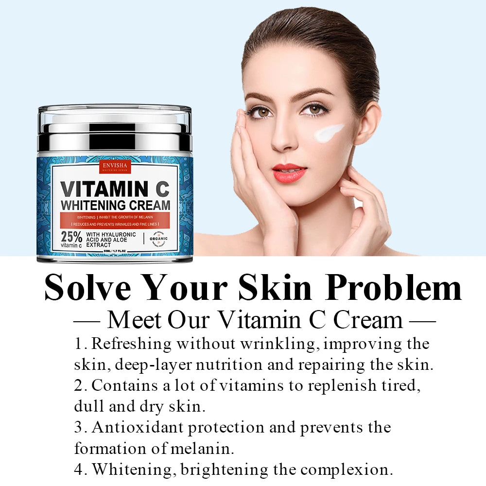 ENVISHA Vitamin Collagen Neck And Face Whitening Cream