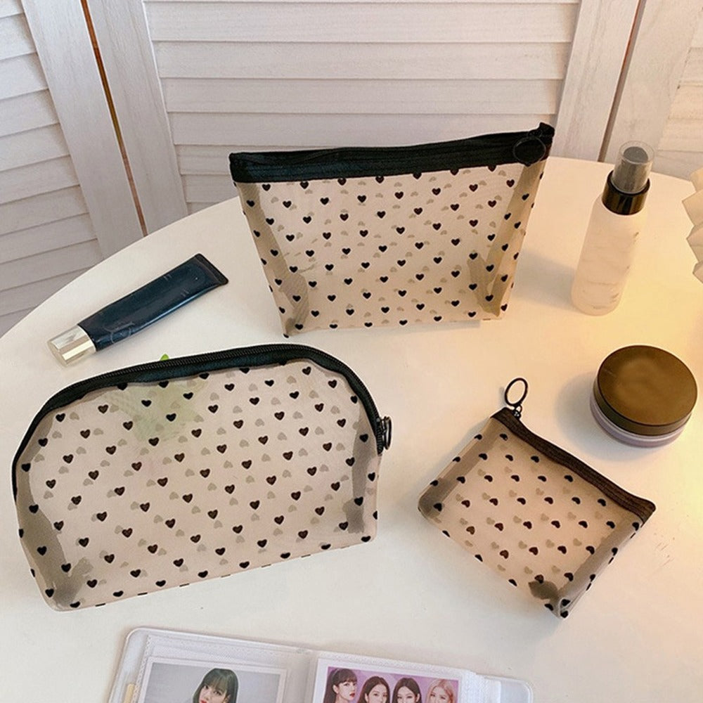 Mesh Cosmetic Travel Storage Makeup Bag Organiser