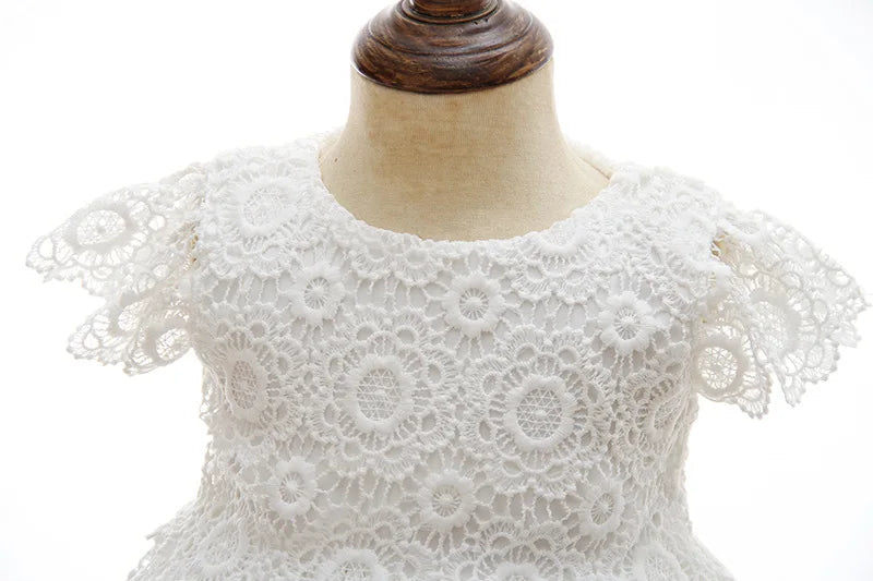 Hetiso Baby Girls Dress Long Sleeve Kids First Birthday Ball Gown Infant Dresses for Baptism Bridesmaid party 3-24 month