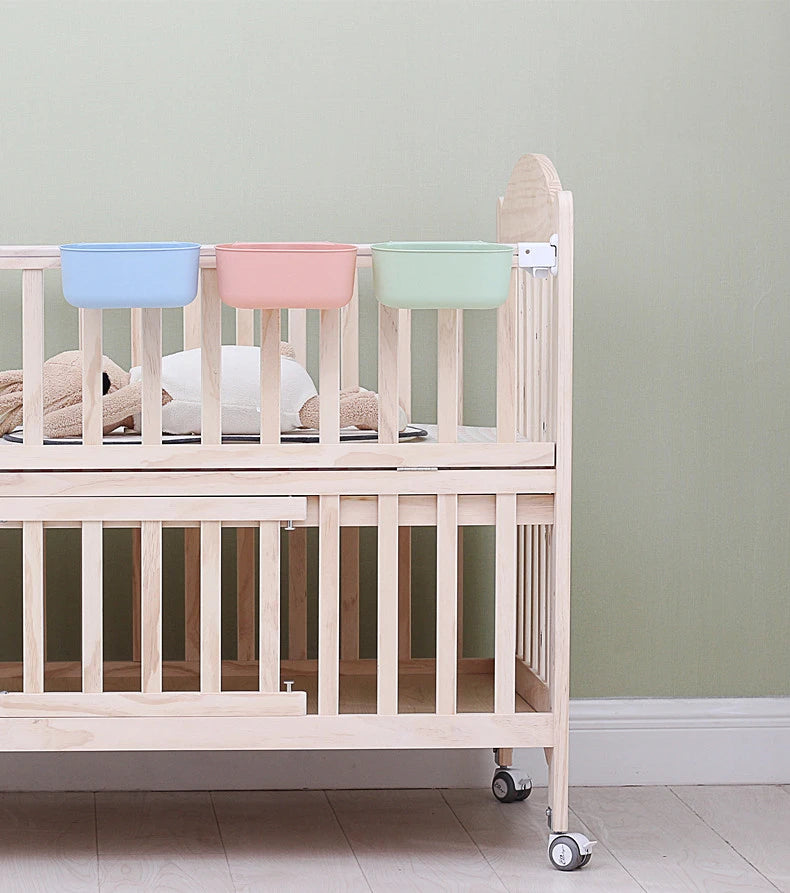 Baby Bed Hanging Box Bed Hanging Bags Baby Essentials Nappy Storage Cradle Nursery Portable Baby Crib Organizer Bags Organiser