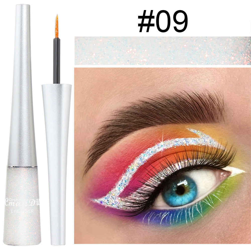 16 Colors Shiny Glitter Liquid Eyeliner