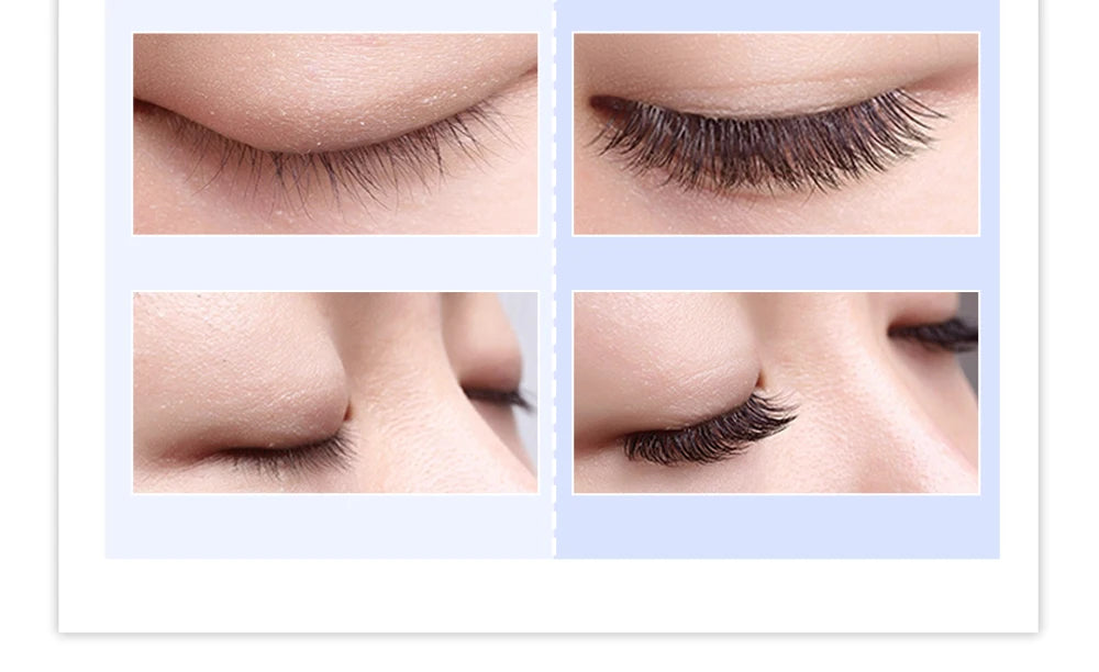 NAGARAKU A-Shape Tapered Flat Base Fluffy Eyelash Extension Spikes – Matte Cluster Makeup