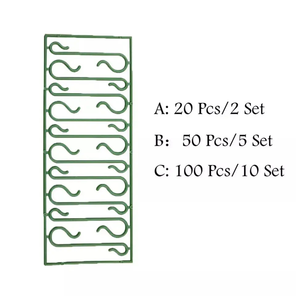 S-shaped Xmas Tree Hooks