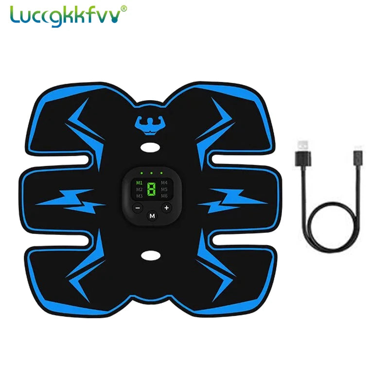 Smart EMS Wireless Muscle Stimulator – Electric Abdominal Trainer, Body Slimming & Weight Loss Massager Stickers