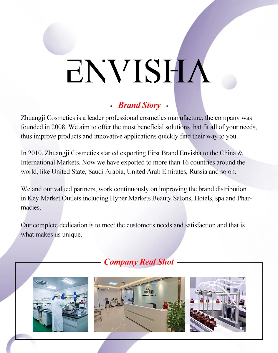 ENVISHA Face Skin Care Whitening Cream