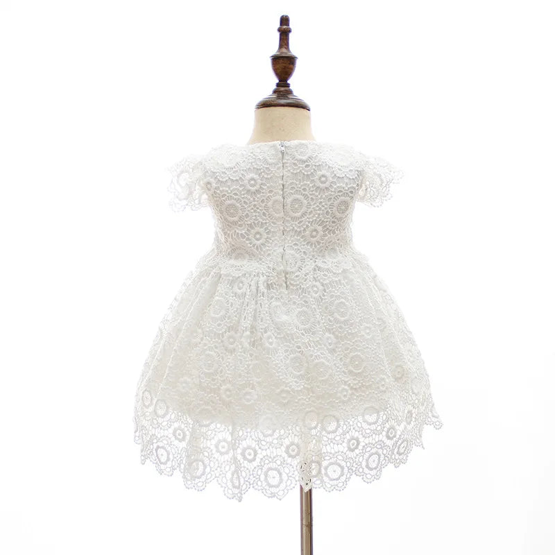 Hetiso Baby Girls Dress Long Sleeve Kids First Birthday Ball Gown Infant Dresses for Baptism Bridesmaid party 3-24 month