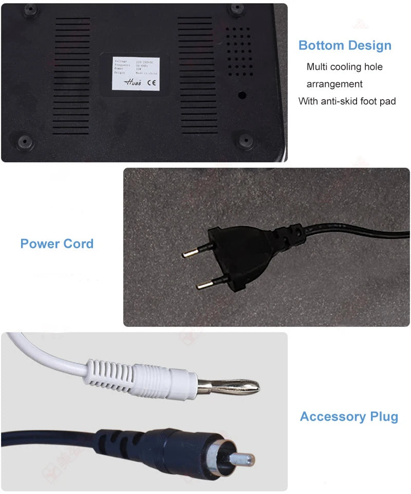Anti Aging Ultrasonic Machine Ultrasound Facial Massager Body Eye Face Massage Tightens Skin Deep Cleaning Skincare Beauty Tools