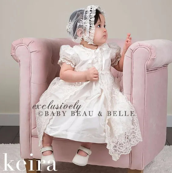 Hetiso Baby Girls Dress Long Sleeve Kids First Birthday Ball Gown Infant Dresses for Baptism Bridesmaid party 3-24 month