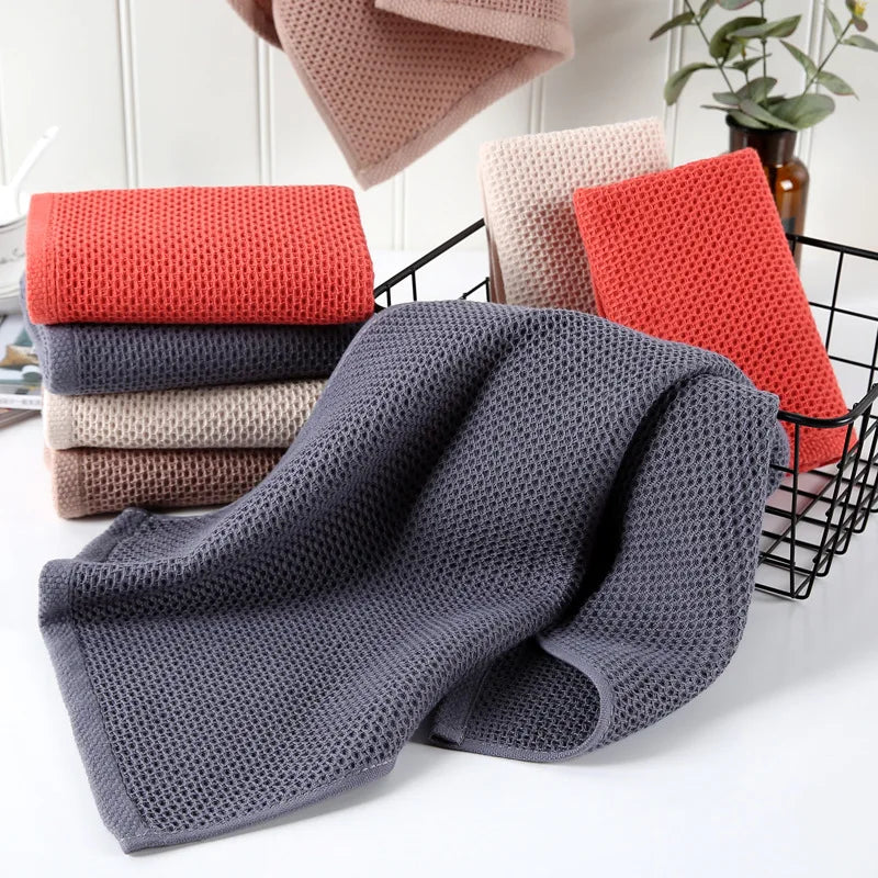 Honeycomb Strong Absorbent Cotton Hand Towel
