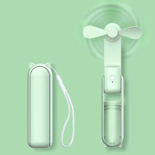 Handheld USB Portable Fan With Power Bank