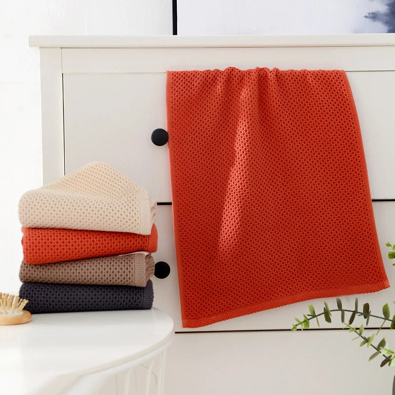 Honeycomb Strong Absorbent Cotton Hand Towel