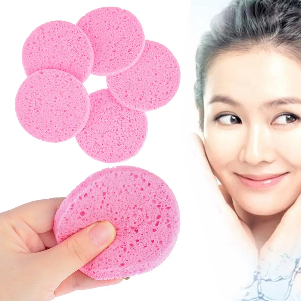 5Pcs Exfoliator Cleansing Puff Sponge