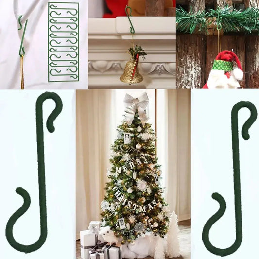 S-shaped Xmas Tree Hooks