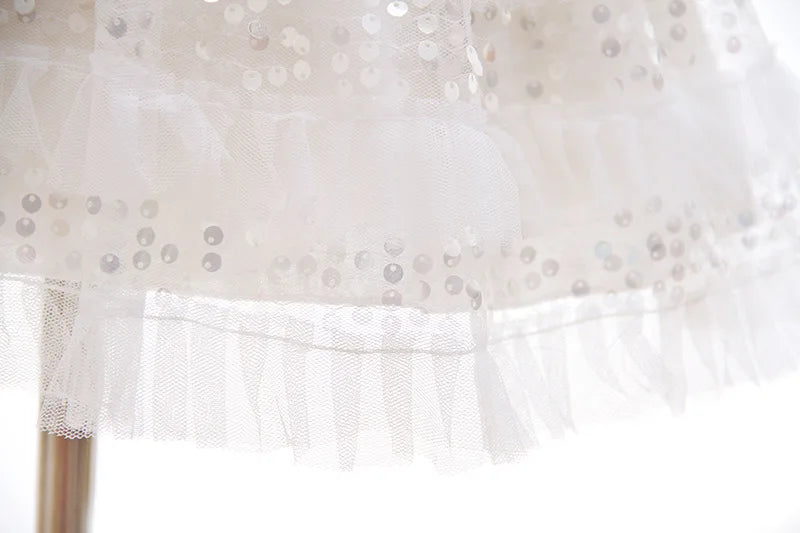 Hetiso Baby Girls Dress Long Sleeve Kids First Birthday Ball Gown Infant Dresses for Baptism Bridesmaid party 3-24 month