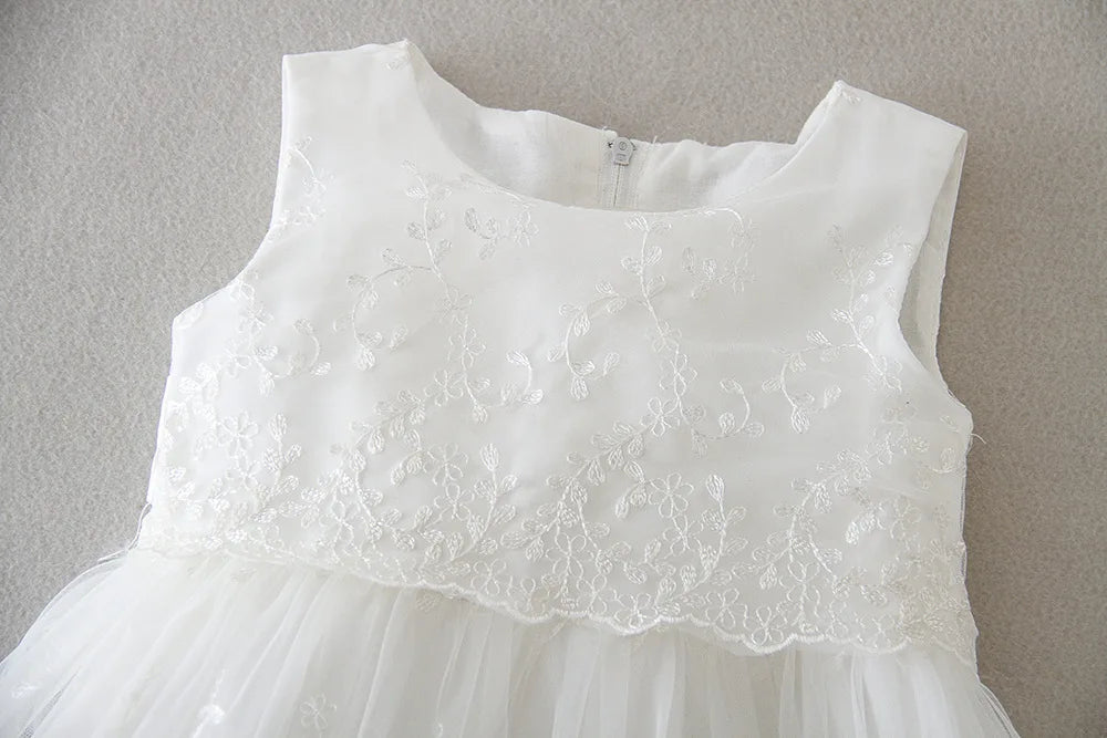 Hetiso Baby Girls Dress Long Sleeve Kids First Birthday Ball Gown Infant Dresses for Baptism Bridesmaid party 3-24 month