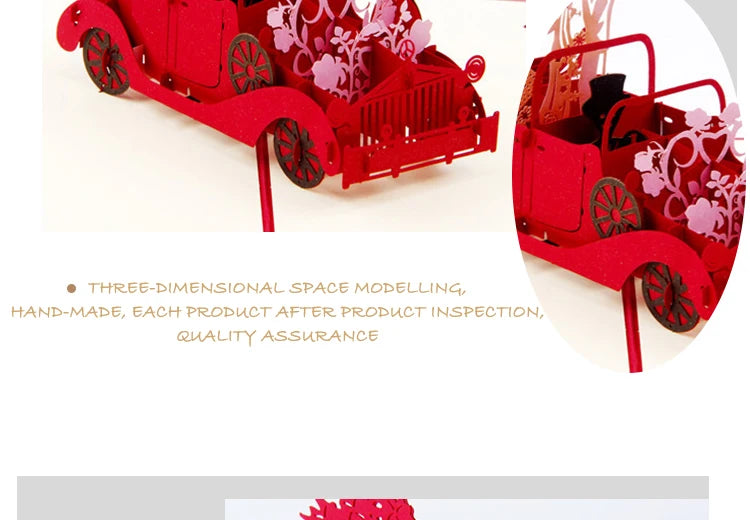 3D Pop UP Love Card for Wife and Girlfriend Gift for Valentines Day Anniversary Wedding Invitation Greeting Thank You Cards