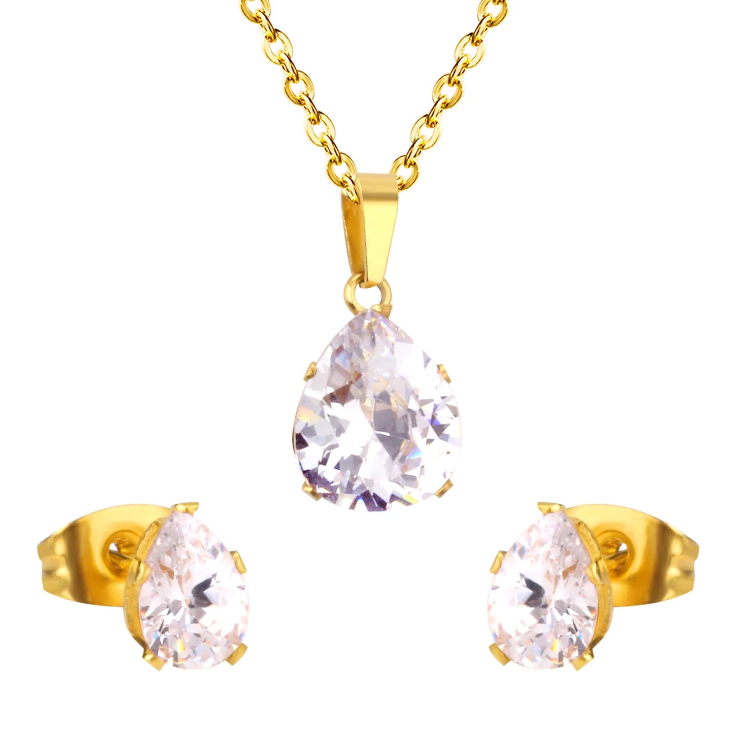 Crystal Bridal Wedding Jewelry Set