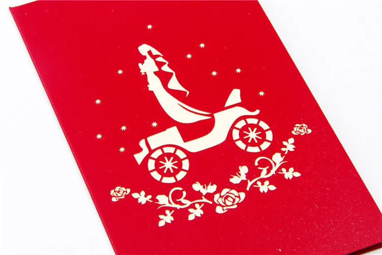 3D Pop UP Love Card for Wife and Girlfriend Gift for Valentines Day Anniversary Wedding Invitation Greeting Thank You Cards