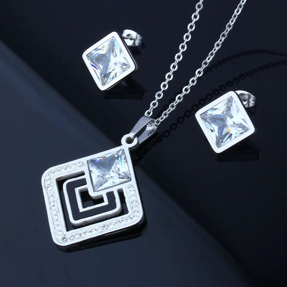 Stainless Steel Woman Jewellery Set